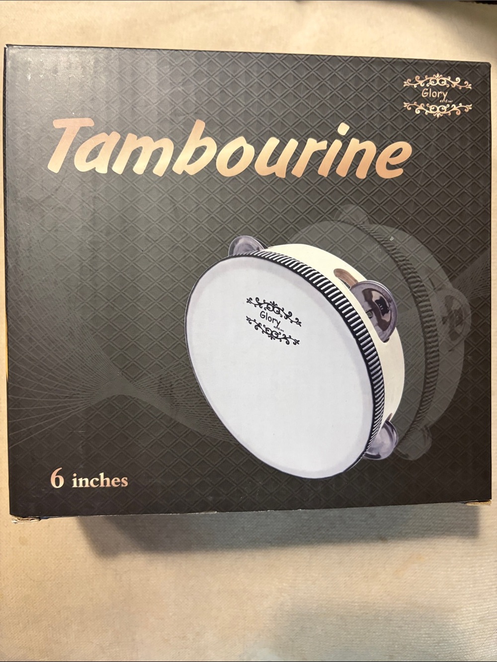 NWT! Tambourine 6”